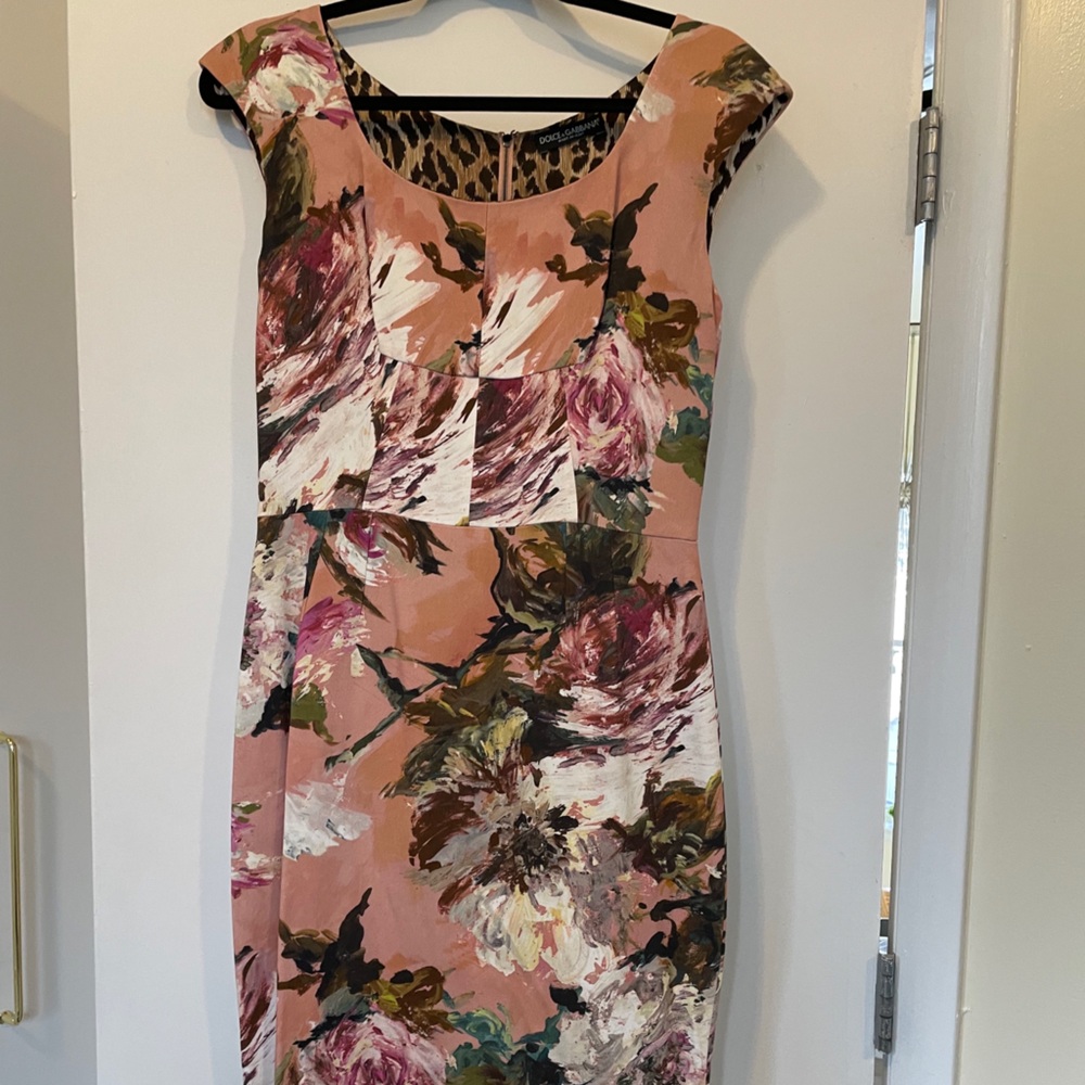 Dolce and Gabbana floral dress